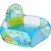 Generico Piscina per palline - Mini canestro da basket pieghevole per casetta da gioco, vasca per palline morbida e addensata, tenda da gioco per bambini 3 in 1 | Ragazze Ragazzi Indoor Outdoor Room Giocattolo