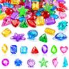 IHLOOTD Subacquea Gemme Giocattolo, 100 Pezzi Gemme Colorates,Giocattolo Diamanti per Bambini,Gemmes Giocattoli da Immersione,Immersioni per Nuoto Gemmes per Giochi di Ricerca del Tesoro Subacquea (C)