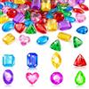 IHLOOTD Subacquea Gemme Giocattolo, 100 Pezzi Gemme Colorates,Giocattolo Diamanti per Bambini,Gemmes Giocattoli da Immersione,Immersioni per Nuoto Gemmes per Giochi di Ricerca del Tesoro Subacquea (A)