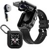 findtime Smartwatch 2 in 1 con cuffie, per la salute, fitness tracker, orologio sportivo, orologio da uomo, orologio da fitness, cardiofrequenzimetro, contapassi, cronometro attività