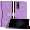 JayModCase Custodia per Vivo Y20 2020 V2029 / Y20i V2027 / Y20s 2020,Flip Custodia Portafoglio Caso Libro con Magnetica | porta carte di credito | Supporto Stand - Viola