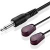 TNP Products TNP Cavo di prolunga ripetitore IR (10 piedi / 3m) - Trasmettitore a doppia testa jack da 3,5 mm Cavo a infrarossi rosso, Cavo compatibile con il kit del sistema di estensione, Emettitore IR xbox one