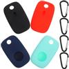 Zerodeko Tile Pro 2022 4 Custodie Leggere in Silicone Portachiavi, Cover Protettiva per Tracker Design Compatto, Adatta a Uso Quotidiano e Attacco a Oggetti di Valore