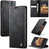 Cracedily Cover per iPhone SE 3/2 Case, Libro Custodia Portafoglio Premium Pelle PU, Slot Scheda, RFID Shieldon, Chiusura Magnetico Aletta Antiurto Case Custodia per iPhone 8/7/6, Nero