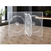 Vision Media - Custodia trasparente a 4 vie DVD/CD/BLU RAY - (10) pezzi - Spine da 14 mm by Vision Media