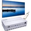 GKRONG 4K 3 x 3 Nuovo video wall controller USB+HDMI Input HDMI Output con Media Player, IR Remote+Voice Control+RS232, Edge Masking, 1x2, 1x3, 1x4, 2x1, 2x2, 2x3, 2x4, 3x1, 3x2, 3x3, 4x1, 4x2