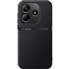 Kepuch Cover per Redmi Note 14 4G - Custodia Case Piastra Metallica Incorporata Litchi Grano - Nero