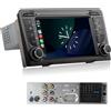 LXKLSZ Autoradio Linux per Audi A3 S3 RS3 2003-2012 con CarPlay Wireless e Android Auto, avvio in 2 secondi, comandi fisici tramite manopola, audio di livello OEM, Porta Quadlock Plug & Play