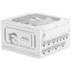 MSI MAG A1000GL PCIE5 WHITE alimentatore - 1000W, certificazione 80 PLUS Gold, compatibile ATX 3.1, supporto GPU PCIe 5.1, ATX PSU, cavi piatti bianchi