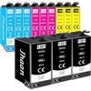 Jhaan T1306 Cartucce compatibili con Epson T1301 T1302 T1303 T1304 Compatibile con Epson WorkForce WF-3520DWF WF-3530DTWF WF-3540DTWF WF-7525 Stylus Office BX525WD BX630FW BX635FWD BX935F WD BX935 FWD