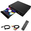 WISCENT Lettore DVD per TV, DVD/CD/MP3 con telecomando, tutte le regioni, PAL/NTSC (WST977)