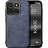 Kepuch Silklike Cover per Honor X8C - Custodia Case Piastra Metallica Incorporata - Blu