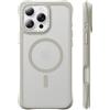 ORNARTO Cover per iPhone 16 Pro Max Magnetica,Traslucida,Grigio Pietra | Protezione Militare,Compatibile con MagSafe,Custodia Opaca Bumper Case Duro,Angoli Guard Ammortizzanti,Protettiva Sottile