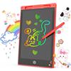 MAX EXCELL Tavoletta Grafica LCD Scrittura Colorata, Lavagna Digitale Cancellabile con Pulsante Elimina e Blocco Schermo, Giocattolo Educativo e Regalo di Compleanno e Natale (Rosso, 12 inch)