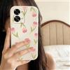 QIODAYI Compatible con OnePlus Nord 2T 5G, Custodia Morbida Silicone con Motivi Rose Tulipani Schermo Intero Cover