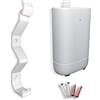 Decoralin Supporto da parete per Vodafone Super Wi-Fi 6 Extender, facile da installare, completo di viti e fissaggi, bianco