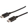 DIGITUS Cavo DisplayPort - UHD 4K/60Hz - 1m - con bloccaggio - HBR 2 - Compatibile con monitor, scheda grafica di gioco