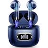 Drsaec Cuffie Bluetooth 5.4, bassi profondi 6D, senza fili, Bluetooth, con 6 microfoni ENC, 42 ore di cancellazione del rumore, USB-C, IP7, impermeabili