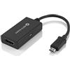 QGECEN MHL 11-pin Micro USB to HDMI Cable Adapter with 1080p Video Audio Output for Samsung Galaxy S3 S4 S5, Note 2 3 4, Galaxy Tab 3, Tab S, Tab Pro
