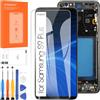 Arbilato Schermo LCD per Samsung Galaxy S9 Plus G965 LCD Display con Telaio | Touch Screen Digitizer Assembly SM-G965F SM-G965U,per Galaxy S9+ LCD nero, nessuna impronta digitale
