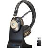 Earbay Auricolare Bluetooth senza fili con microfono, cuffie con microfono e cancellazione del rumore, silenzio/ricarica Dongle USB, 45 ore | Dual Connect per computer cellulari Ms Teams Skype Zoom