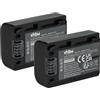 vhbw 2x batteria compatibile con Sony DCR-SX21, DCR-SX21E, DCR-SX30E, DCR-SX31E videocamera camcorder (600mAh, 7,2V, Li-Ion) con infochip