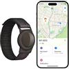 DCZSDJT Localizzatore GPS per bambini (solo iOS) Solo iOS Mini Locator Cinturino in tempo reale per adolescenti esigenze speciali e dispositivo di monitoraggio nascosto per anziani, funziona con Apple Trova