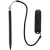 COMPUKAS Touchscreen Stylus Pen con Punta Fine per Tablet e Schermi Resistivi, Protezione Schermo, con Cordino Elastico e Supporto Penna in Abs e Alluminio