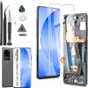 YWLRONG Schermo OLED per Samsung Galaxy S20 Ultra 5G di ricambio per Samsung S20 Ultra 5G G988 G988U G988U1 G9880 Display LCD Touch Screen Digitizer Assembly con strumenti (supporto impronte digitali, telaio