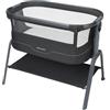 Maxi-Cosi Maxi Cosi Iora² Culla Co-Sleeping, 0-6 Mesi (9 kg), Culla Neonato Fianco Letto Pieghevole e Leggera, Materasso 5 cm CloudCore, 5 Livelli, 2 Ruote Scorrevoli, Funzione Easy Slide, Elegance Graphite