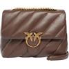 Pinko Tracolla Marrone Castano/antique Gold 100037A0F2 MARRONE CASTANO/ANTIQUE GOLD TU.