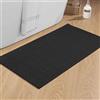 chakme Tappeto da bagno sottile, 43 x 81 cm, nero, antiscivolo | Tappetino da bagno ad asciugatura rapida, lavabile, in gomma