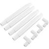 Qiilu Telaio a Rulli con Clip in Plastica per Ricamo a Punto Croce Quilting Needlepoint Tool Porta Punto Croce Telai per Quilting per Mano Pvc Metier a Broder Giro Forniture Punto Croce (27,9 * 27,9