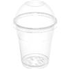 DOT Horeca Solutions 100 Bicchieri con coperchi cupola PET trasparenti monouso 300 ML tacca 0,25 alta qualità usa e getta bicchiere macedonia bevande frappè cocktail granite gelati coperchio