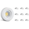 SEBSON lampadina LED GX53 2,5 W 450 lm bianco caldo 3000 K classe di efficienza energetica A, sostituisce alogena 40 W, lampada LED piatta Ø 73 x 27 mm, 230 V, set da 10