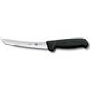 Victorinox Fibrox - Coltello da disossamento affilato per carne e pollame, 15 cm, lama curva, sottile, in acciaio inox, colore: Nero