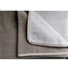 Alpenwolle Plaid, Cachemire, Coperta, Copriletto Double Face Beige/mocca con percentuale Kashmir, Beige/Mocca, 150 x 200