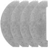 EasyByMall Kit di panni per aspirapolvere, panno in fibra ultra fine, non si rompe o si strappa facilmente, per Vexilar per Cleanova W7 W11 robot aspirapolvere autosvuotante (confezione da 4)