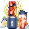 HDAKDDHG Mixer portatile Smoothie Maker, mixer personale USB ricaricabile, 400 ml frutta Veggie Cup Juicer con 6 lame e coperchio da viaggio, mini mixer portatile per viaggio palestra cucina, BL001