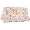 Hasaller 40 x 60 cm, centrino rettangolare in cotone beige, realizzato a mano, in stile francese, per bar, ristorante, decorazione per la casa, sfondo per foto (beige)