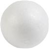 Hasaller 10 palline rotonde in schiuma di polistirene, palline di polistirolo per artigianato, progetti scolastici, decorazioni (9 cm)