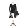 Xingfx Manichino da uomo regolabile in altezza 150-180 cm, manichino con braccia in legno, rivestimento in tessuto e base per treppiede, manichino per abiti, giacche, camicie, manichino sartoriale bianco