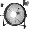 T-SUN 40CM Ventilatore a Piantana compatibile con Ma-kita Batteria/ Adattatore CA Regolazione Continua Della Velocità Ventilatore da Pavimento con 1450LM Faro LED & Type C/USB per Campeggio(Senza Batteria)