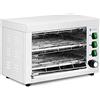 Royal Catering Tostiera Elettrica Piastra per Panini RCPES-340 (Timer 0-30 min, 3150 W, Acciaio Inox)