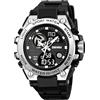 SKMEI Orologio militare da uomo Orologi da uomo sportivi multifunzione LED impermeabile