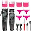 GAMMA+ Kit Clipper e Trimmer Professionale Uomo Neo Protégé | Tagliacapelli e Rifinitore per Sfumature e Contorni Precisi | Lame DLC Zero Gap | Display LED | Ricaricabile con USB-C | Autonomia 120 Min
