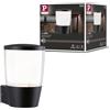 Paulmann 94740 Lampada per esterni lampada da parete Bako resistente all'acqua di mare IP44 110x140 mm max. 20W antracite alluminio senza lampadina E14