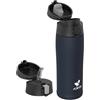 AORIN Borraccia Termica, Borraccia in Acciaio Inox 18/8, 500ml Borraccia Bambini, Bottiglia Termica Senza BPA e Perdite, Thermos per Sport, Outdoor e Pendolarismo con 2 Coperchi