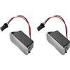 A ABSOPRO 2pz,Luce Targa a LED Luce Bianca per Ford EcoSport Edge C-Max Transit Connect per Jaguar XF