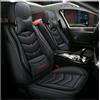 UQABS Copri Sedili Auto per Audi Q3 S-Line/Q3 Quattro/Q3 Sportback/Q5/Q5 Sportback，Set completo coprisedili pelle、Universali-Nero